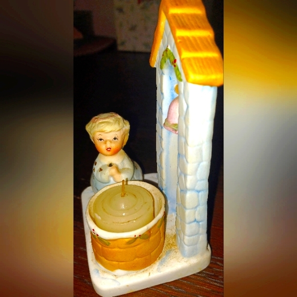 Darling angel votive candle holder - Picture 2 of 3